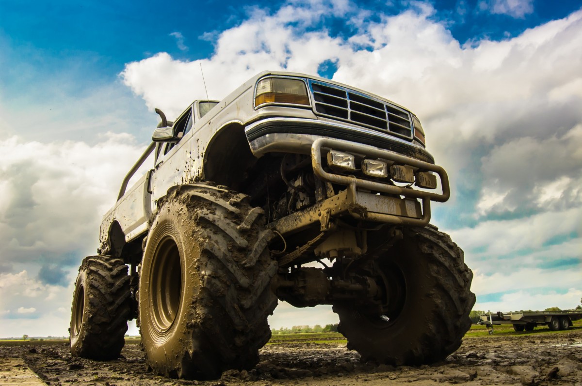 Large diesel truck 